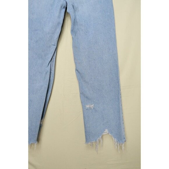 BDG Urban Outfitters Cowboy Jeans Womens 29 Distressed Denim High Rise Raw Hem - Picture 7 of 10